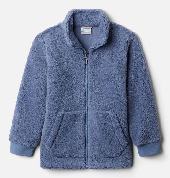 Columbia Rugged Ridge Sherpa Fleece Jacket Blue For Boys NZ85769 New Zealand